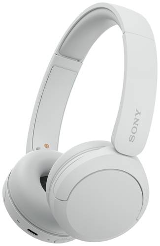 Sony WH-CH520 On Ear Headset Bluetooth® Stereo Weiß Mikrofon-Rauschunterdrückung Batterieladeanze von Sony