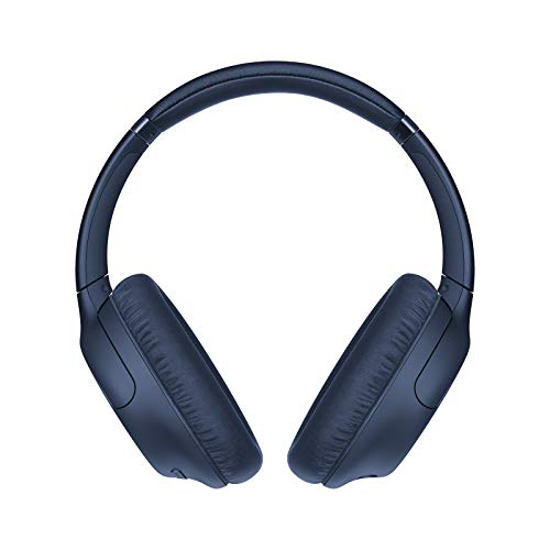 Sony WH-CH710N Kabellose Kopfhörer mit Geräuschunterdrückung, 35 Stunden Akkulaufzeit, Schnellladung, integriertem Mikrofon und Sprachassistent, blau von Sony