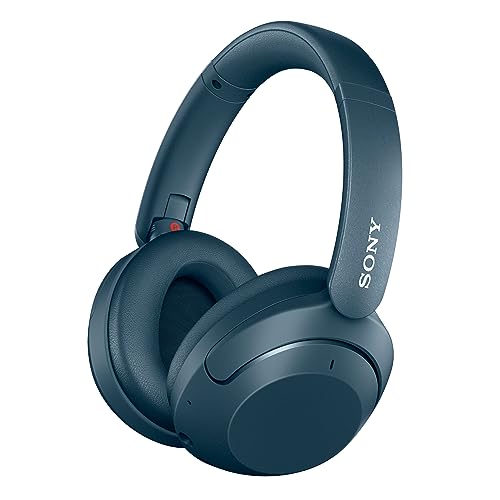 Sony WH-XB910N kabellose Noise Cancelling-Kopfhörer mit EXTRA BASS (bis zu 30 Stunden Akkulaufzeit, Over-Ear-Design, optimiert für Alexa und Google Assistant, Freisprecheinrichtung), Blau von Sony