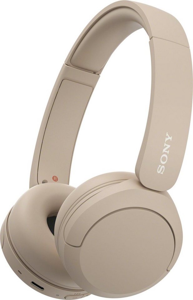 Sony WHCH520 Bluetooth-Kopfhörer (Active Noise Cancelling (ANC), Freisprechfunktion, Noise-Cancelling, Rauschunterdrückung, Sprachsteuerung, kompatibel mit Siri, Google Assistant, Siri, Bluetooth, 200 Std. Max. Akkulaufzeit (Standby) von Sony