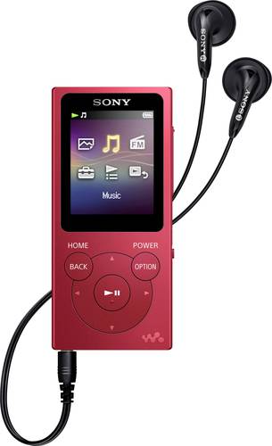 Sony Walkman® NW-E394R MP3-Player, MP4-Player 8GB Rot von Sony