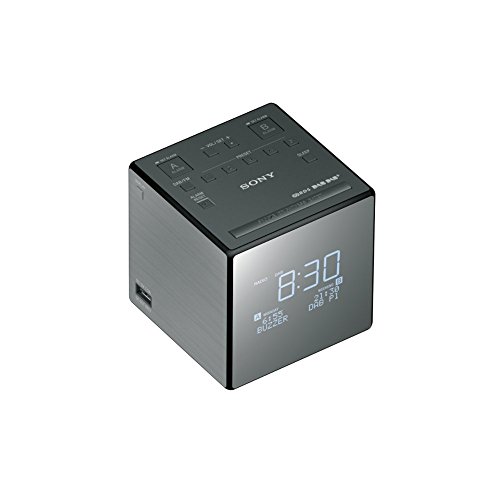 Sony XDR-C1DBP-CEK Wiederaufladbare Tragbare Batteriebetriebene Taschen DAB/DAB + Radiowecker XDRC1DBP.CEK, Schwarz/Silber Sony XDR-C1DBP-CEK Wiederaufladbare Tragbare Batteriebetriebene Taschen DAB/DAB + Radiowecker XDRC1DBP.CEK, Schwarz/Silber von Sony