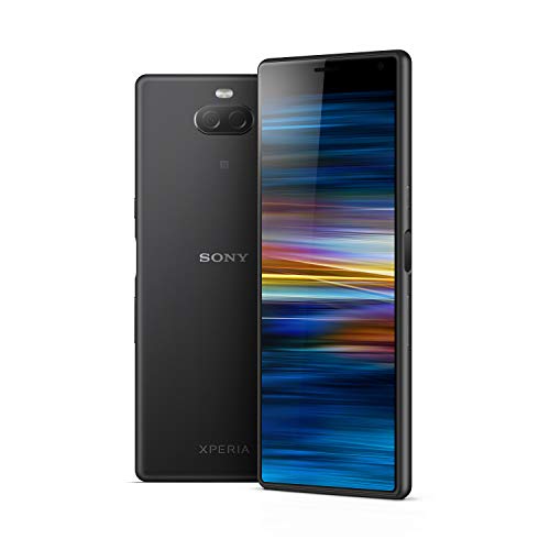 Sony Xperia 10 15,2 cm (6 Zoll) 21:9 Full HD+ Display Android 9 UK SIM-Free Smartphone mit 3 GB RAM und 64 GB Speicher, Schwarz von Sony