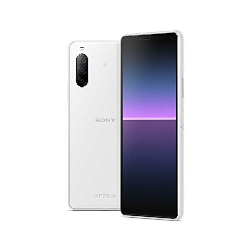 Sony Xperia 10 II Smartphone (15,7 cm (6 Zoll) Full HD+ OLED Display, Triple Kamera System, Android 10 SIM Free, 4 GB RAM, 128 GB Speicher, IP 65/68-Zertifizierung) Weiß (Generalüberholt) von Sony