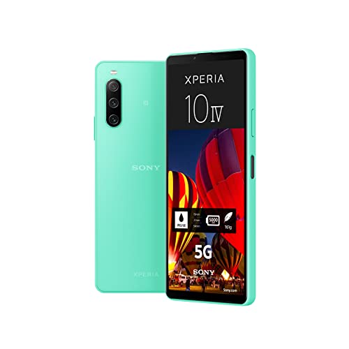 Sony Xperia 10 IV (5G Smartphone, 6 Zoll, OLED-Display , Dreifach-Kamera, 3,5-mm-Audioanschluss, 5.000mAh Akku, Dual SIM hybrid) 24+6 Monate Garantie [Amazon Exklusiv] mint von Sony