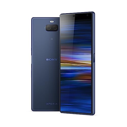 Sony Xperia 10 Plus Smartphone (16, 5 cm (6, 5 Zoll) 21: 9 Full HD+ Display, 64 GB Speicher, Dual-SIM, Split-Screen, Android 9) Navy blau von Sony