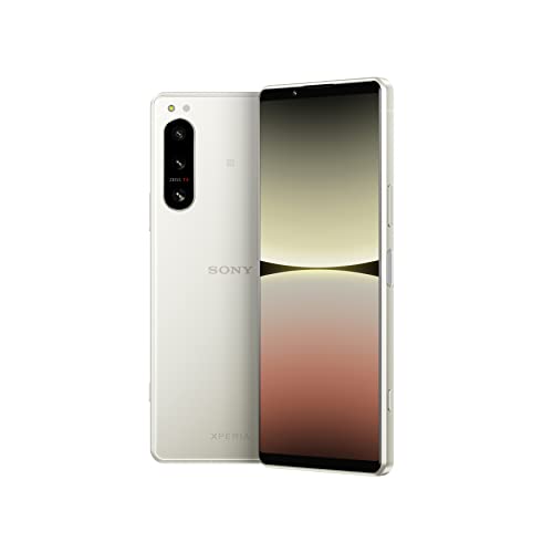 Sony Xperia 5 IV - Smartphone Android, Téléphone Portable Ecran 6.1 Pouces 21:9 Wide HDR OLED - Taux de rafraichissement de 120Hz - Triple Objectif (Avec Un revêtement ZEISS T*) - 8Go RAM (Ecru) von Sony
