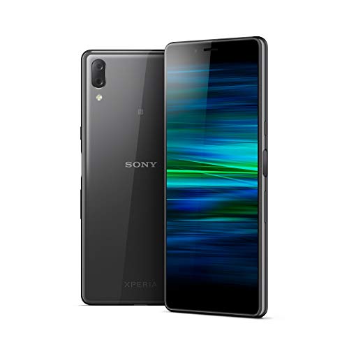 Sony Xperia L3 5,7 Zoll 18:9 Full HD+ Display Android 8 UK SIM-freies Smartphone mit 3 GB RAM und 32 GB Speicher (Dual-SIM), Schwarz (Exklusiv bei Amazon) von Sony