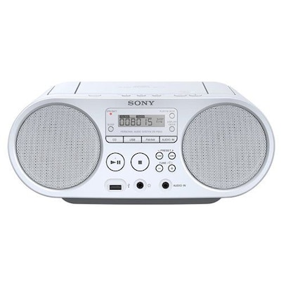 Sony ZS-PS50W CD-Boombox AM/FM mit USB weiß von Sony