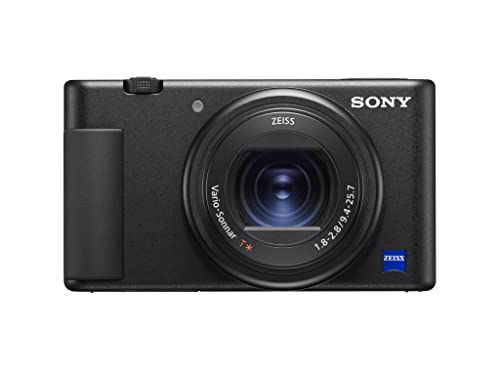 Sony ZV-1 Premium Kompaktkamera (1" Sensor, 24-70mm F1.8-2.8, 4K Video, Augen-Autofokus, neigbares Display, für Fotos und Videos) Sony ZV-1 Premium Kompaktkamera (1" Sensor, 24-70mm F1.8-2.8, 4K Video, Augen-Autofokus, neigbares Display, für Fotos und Videos) von Sony