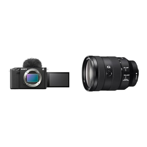 Sony ZV-E1 | Content Creation Vollformatkamera(kompakt und leicht, 4K60p, 12,2 Megapixel, 5 Achsen- und Digitale Stabilisierung) & FE 24-105mm f/4 G OSS | Vollformat, Standardzoomobjektiv (SEL24105G) von Sony