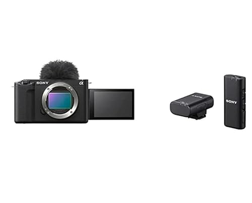 Sony ZV-E1 | Content Creation Vollformatkamera(kompakt und leicht, 4K60p, 12,2 Megapixel, 5 Achsen- und digitale Stabilisierung) + Mikrofon W2BT von Sony