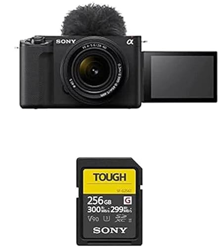 Sony ZV-E1 | Content Creation Vollformatkamera mit 28-60 mm Wechselobjektiv (kompakt und leicht, 4K60p, 12,2 Megapixel, 5 Achsen- und Digitale Stabilisierung) + SFG256T von Sony