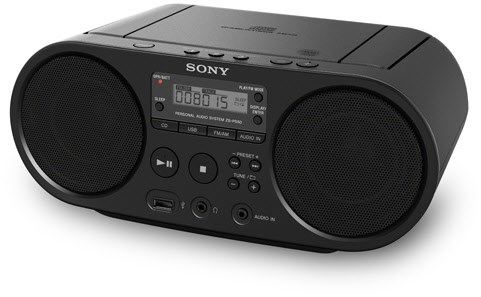 ZS-PS55B CD-Soundsystem schwarz von Sony