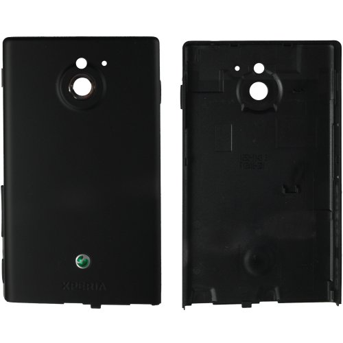 original Sony Akkudeckel für Sony Xperia Sola MT27i - black / schwarz - 1252-1143 (Akkufackdeckel, Batterieabdeckung) von Sony