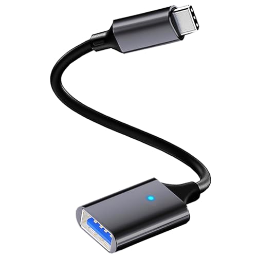 Adapter USB C auf USB 3.0, OTG Typ C auf USB USB C Kabel, USB C Adapter, OTG Kabel, kompatibel mit iPhone 16/15 Pro Max, iPad Pro, MacBook Pro, Samsung Galaxy, Google Pixel, Huawei P50 Adapter USB C auf USB 3.0, OTG Typ C auf USB USB C Kabel, USB C Adapter, OTG Kabel, kompatibel mit iPhone 16/15 Pro Max, iPad Pro, MacBook Pro, Samsung Galaxy, Google Pixel, Huawei P50 von Sooiiyu