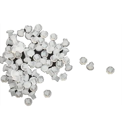 Sopepoyie 3,5 mm Kopfhöreranschluss, Staubschutzstecker für Handy, Laptop, Desktop, Computer, Gummi, 25 Stück (weiß) von Sopepoyie
