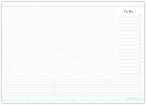 Schreibtischunterlage VIEL PLATZ aus Papier zum Abreißen im praktischen DIN A3 Format - Schreibunterlage mit 25 Blatt - Mit praktischer To Do Liste - von Sophies Kartenwelt Schreibtischunterlage VIEL PLATZ aus Papier zum Abreißen im praktischen DIN A3 Format - Schreibunterlage mit 25 Blatt - Mit praktischer To Do Liste - von Sophies Kartenwelt von Sophies Kartenwelt