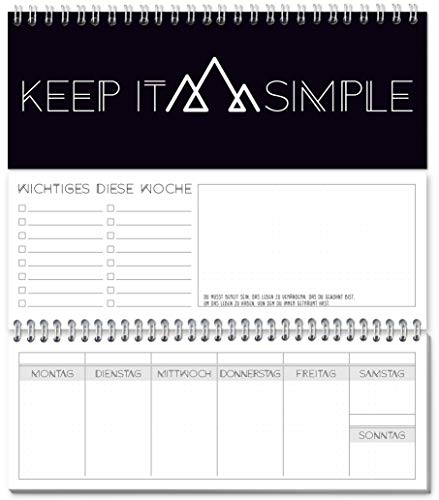 Tischkalender - Wochenplaner im Quer Format - Ohne festes Datum für 365 Tage - 52 Wochen, Wochenkalender mit To do Liste Terminkalender - von Sophies Kartenwelt Tischkalender - Wochenplaner im Quer Format - Ohne festes Datum für 365 Tage - 52 Wochen, Wochenkalender mit To do Liste Terminkalender - von Sophies Kartenwelt von Sophies Kartenwelt