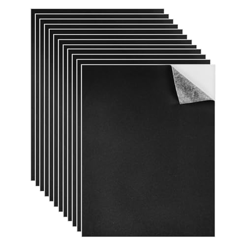12 Stück Selbstklebend Schaumstoffplatte,Moosgummi Polster mit Kleberücken,1mm Moosgummi Selbstklebend Platte,Schwarzes EVA Moosgummi Platten,Für Möbel,Schalldämmung Hartschaumplatte (21cm x 30cm) 12 Stück Selbstklebend Schaumstoffplatte,Moosgummi Polster mit Kleberücken,1mm Moosgummi Selbstklebend Platte,Schwarzes EVA Moosgummi Platten,Für Möbel,Schalldämmung Hartschaumplatte (21cm x 30cm) von Sophisticate