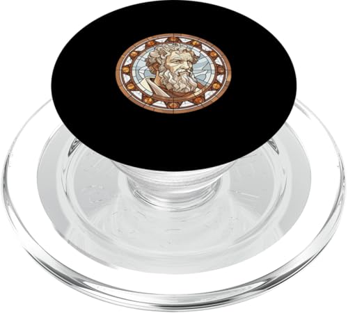 Sophokles Buntglas PopSockets PopGrip für MagSafe von Sophocles And Ancient Greece Art Designs