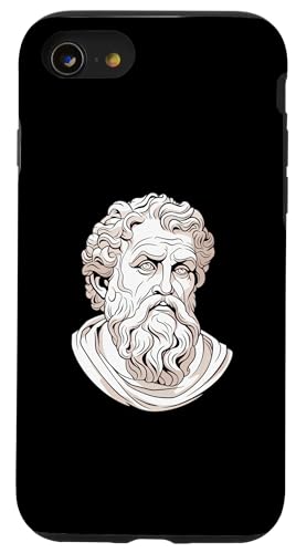 Sophokles Comic Hülle für iPhone SE (2020) / 7 / 8 von Sophocles And Ancient Greece Art Designs