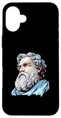 Sophokles-Karikatur Hülle für iPhone 16 Plus Sophokles-Karikatur Hülle für iPhone 16 Plus von Sophocles And Ancient Greece Art Designs