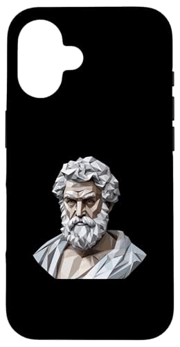 Sophokles Origami Hülle für iPhone 16 von Sophocles And Ancient Greece Art Designs