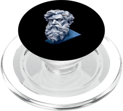 Sophokles Origami PopSockets PopGrip für MagSafe von Sophocles And Ancient Greece Art Designs