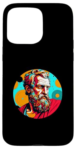 Sophokles Pop Art Hülle für iPhone 15 Pro Max von Sophocles And Ancient Greece Art Designs