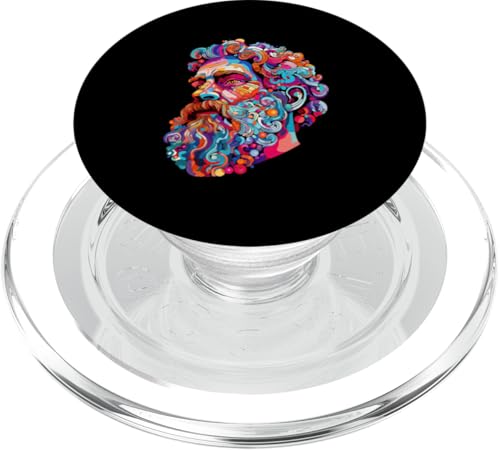 Sophokles Psychedelisch PopSockets PopGrip für MagSafe Sophokles Psychedelisch PopSockets PopGrip für MagSafe von Sophocles And Ancient Greece Art Designs