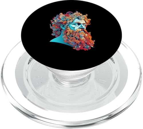 Sophokles Psychedelisch PopSockets PopGrip für MagSafe Sophokles Psychedelisch PopSockets PopGrip für MagSafe von Sophocles And Ancient Greece Art Designs