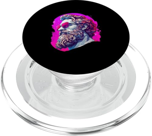 Sophokles Synthwave PopSockets PopGrip für MagSafe Sophokles Synthwave PopSockets PopGrip für MagSafe von Sophocles And Ancient Greece Art Designs