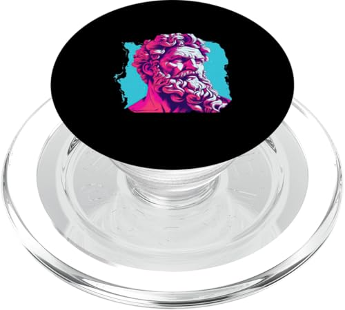 Sophokles Vaporwave PopSockets PopGrip für MagSafe Sophokles Vaporwave PopSockets PopGrip für MagSafe von Sophocles And Ancient Greece Art Designs
