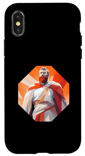 Sophokles als Superheld Hülle für iPhone X/XS von Sophocles And Ancient Greece Art Designs