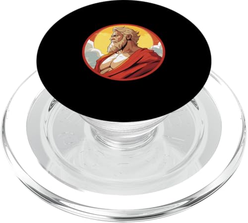 Sophokles als Superheld PopSockets PopGrip für MagSafe Sophokles als Superheld PopSockets PopGrip für MagSafe von Sophocles And Ancient Greece Art Designs