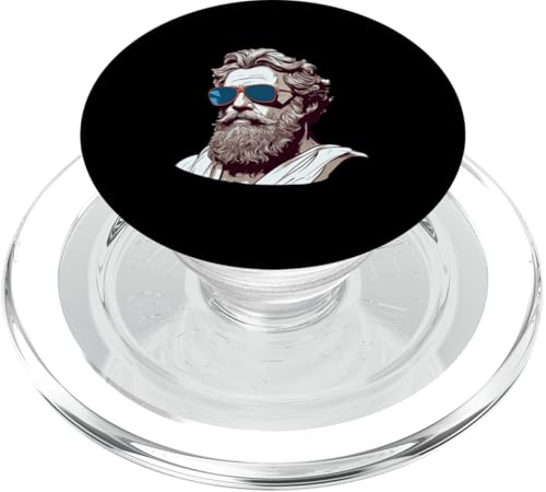 Sophokles mit Sonnenbrille PopSockets PopGrip für MagSafe Sophokles mit Sonnenbrille PopSockets PopGrip für MagSafe von Sophocles And Ancient Greece Art Designs