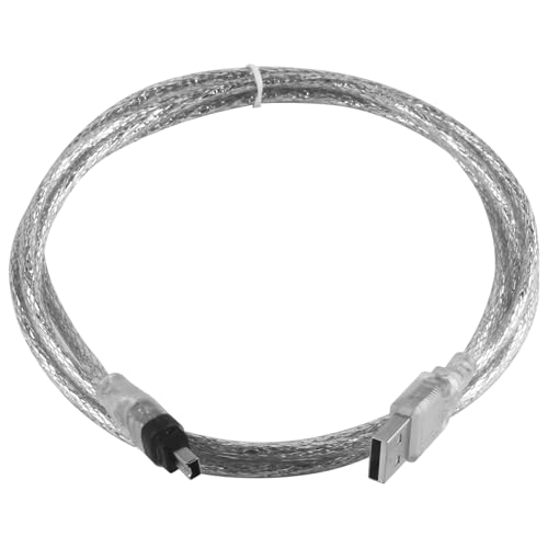 SopwMap 1 m Adapterkabel USB Stecker auf Firewire IEEE 1394 4-poliger iLink-Stecker, kompatibel mit DCR-TRV75E DV Kamera, Firewire-USB-Kabel, zuverlässige Datenübertragung von SopwMap