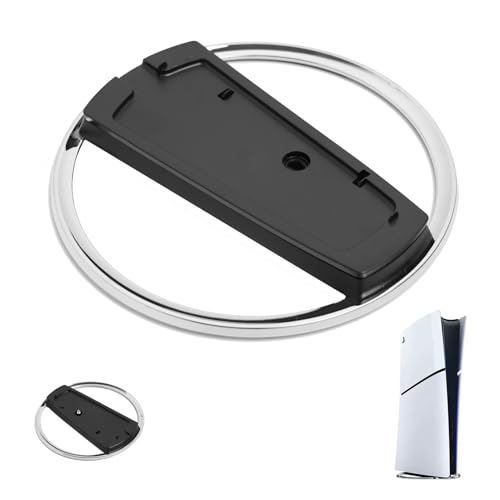 SopwMap Vertikaler Ständer für Playstation 5 - Kompatibel mit für PS5, Slim Stand, Halterung für PS5 Disc und Digital Konsole, Slim Consoles Non-Slip Base Mount, Metallsockel SopwMap Vertikaler Ständer für Playstation 5 - Kompatibel mit für PS5, Slim Stand, Halterung für PS5 Disc und Digital Konsole, Slim Consoles Non-Slip Base Mount, Metallsockel von SopwMap