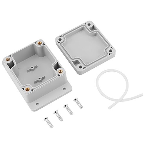 ABS IP65 Wasserdichtes Elektrisches Gehäuse, Erosive Proof -Anschlusskasten mit Montageplatte für den Gebrauch in Innen- und Außenbereich, Projektbox -Elektronik (89 * 59 * 35 mm) von Sorandy