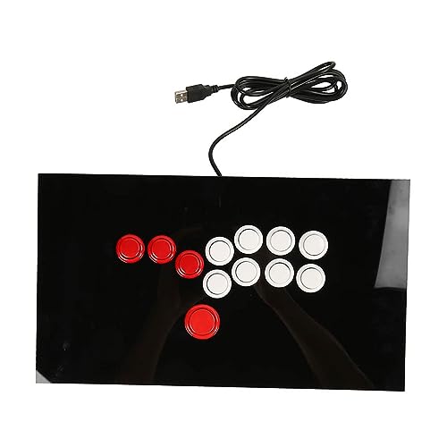 Fight Stick, Game Fighting Joystick für Street Fighter, Fight Stick Controller Hitbox, Joystick, Game Controller für PS3, PS4, PS5, ONE, Switch, Steam PC Fight Stick, Game Fighting Joystick für Street Fighter, Fight Stick Controller Hitbox, Joystick, Game Controller für PS3, PS4, PS5, ONE, Switch, Steam PC von Sorandy
