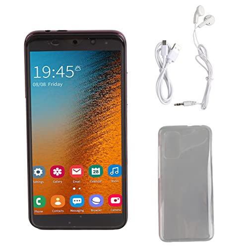 Handy ohne Vertrag 3G | Note30 Plus Android 8.1 Smartphone ohne Vertrag Günstig | 512MB RAM + 4GB ROM | 5.72 Zoll Full HD-Bildschirm | Gesicht & Fingerabdruck Entsperrt | Dual SIM, GPS, WIFI(Lila) von Sorandy