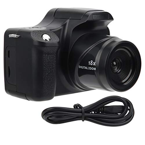 Hd-Spiegelreflexkamera mit 18-Fachem Zoom, 24MP Tragbare Digitalkamera mit Langer Brennweite, 3,0-Zoll-LCD-Bildschirm USB-Anschluss zum Aufladen Geeignet für Familienfeiern im Freien Reisen(1) von Sorandy