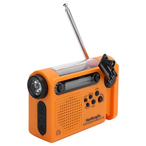 Notfallradio, FM AM SW Vollbandradio mit Solarladung für Den Außenbereich, Tragbares Wiederaufladbares Wetterradio mit Taschenlampe, 2000mAh Akku Notfallradio, FM AM SW Vollbandradio mit Solarladung für Den Außenbereich, Tragbares Wiederaufladbares Wetterradio mit Taschenlampe, 2000mAh Akku von Sorandy