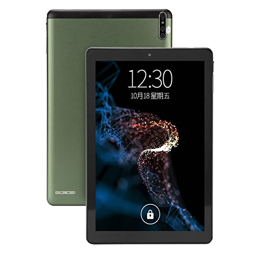 Sorandy 10,1-Zoll-Tablet - 6 GB 128 GB, 5G-WLAN-Octa-Core-Tablet, Tragbares Anruf-Tablet für Android 10, 8800-mAh-Akku, Vorne 5 MP, Hinten 13 MP, 1960 X 1080 IPS-Bildschirm, Grün von Sorandy