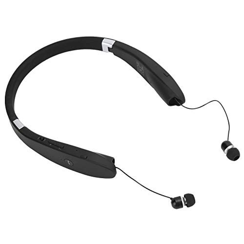 Sorandy Bluetooth 5.0-Kopfhörer, Faltbares Nackenbügel-Headset mit Einziehbaren Ohrhörern, Kabellose Stereo-Kopfhörer mit Geräuschunterdrückung für Training, Sport, Autofahren Sorandy Bluetooth 5.0-Kopfhörer, Faltbares Nackenbügel-Headset mit Einziehbaren Ohrhörern, Kabellose Stereo-Kopfhörer mit Geräuschunterdrückung für Training, Sport, Autofahren von Sorandy