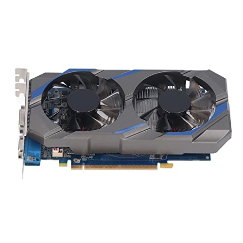 Sorandy GTX750TI Computer-Grafikkarten, 2 GB GDDR5 1072 MHz 5400 MHz Desktop-Grafikkarte, Dual-Fan-4K-HDR-Tech-Grafikkarten für 128-Bit-Desktop, Computer-Grafikkarte für Gaming von Sorandy