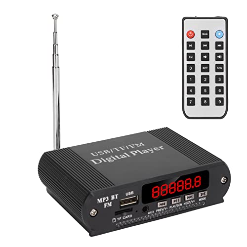 Sorandy Home Audio Bluetooth Power Amplifier System, 3 in 1 BT5.0 Stereo Audio 2 Kanal Verstärker Receiver für Heimlautsprecher 40W X 2 für Telefon, Tablet, PC(Schwarzer von Sorandy