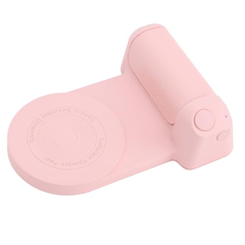 Sorandy Magnetischer Telefongriff, Magnetkamera -Halterung, Schnurloser Ladeständer mit 3300 MAh für Video, Komfortables Griff, Rotierbares Design, Kompatibel mit Allen Smartphones (PINK) von Sorandy