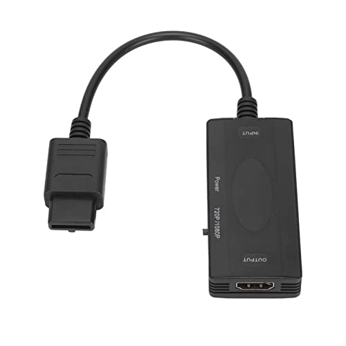 Sorandy N64 zu HDMI Konverter, HD 1080P HDMI Kabeladapter für N64 & Super SNES und NGC, Unterstützt 4 : 3 und 16 : 9 Seitenverhältnis-Ausgangsschalter von Sorandy